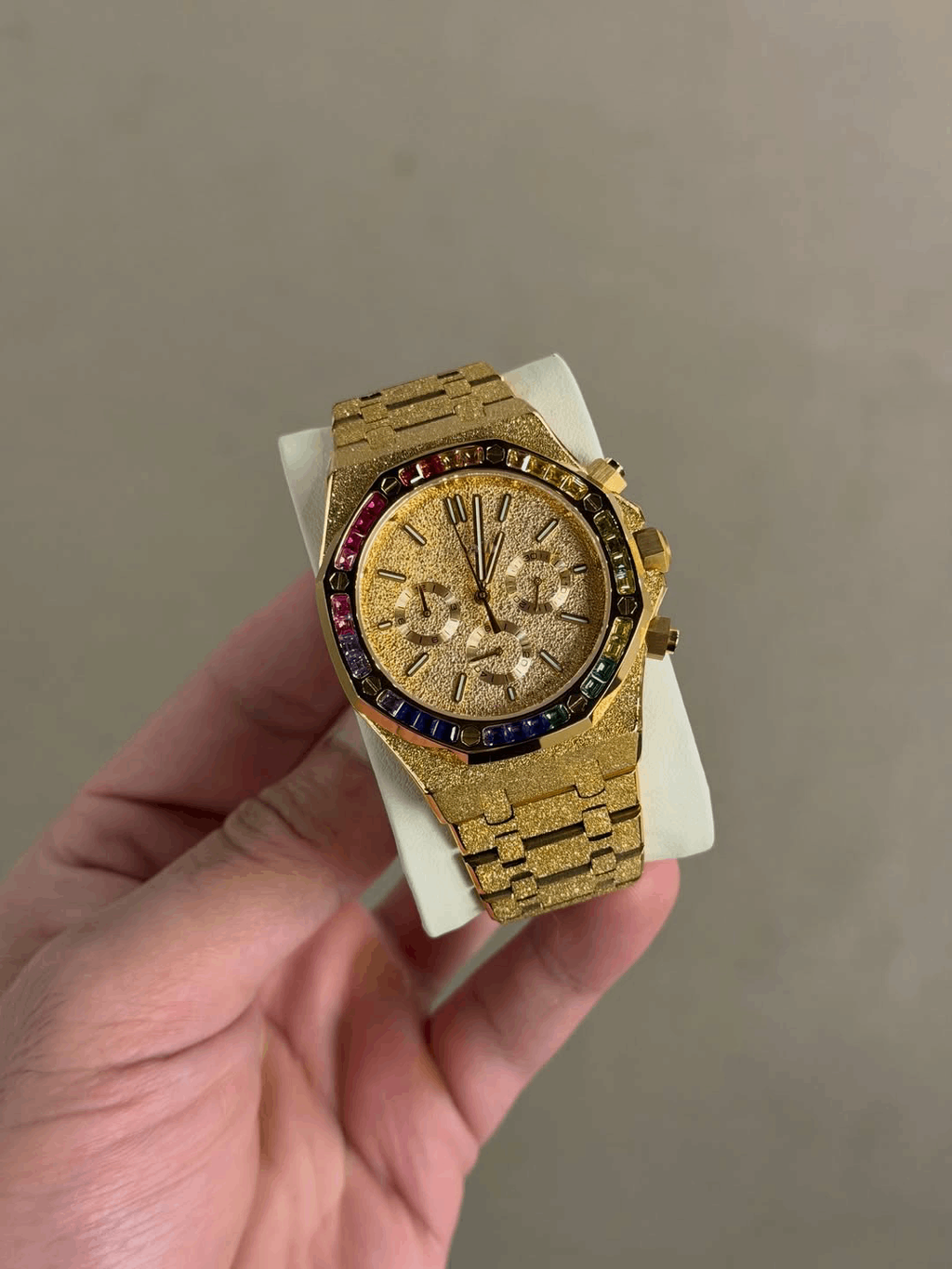 Octagonal Frozen Rainbow Dial