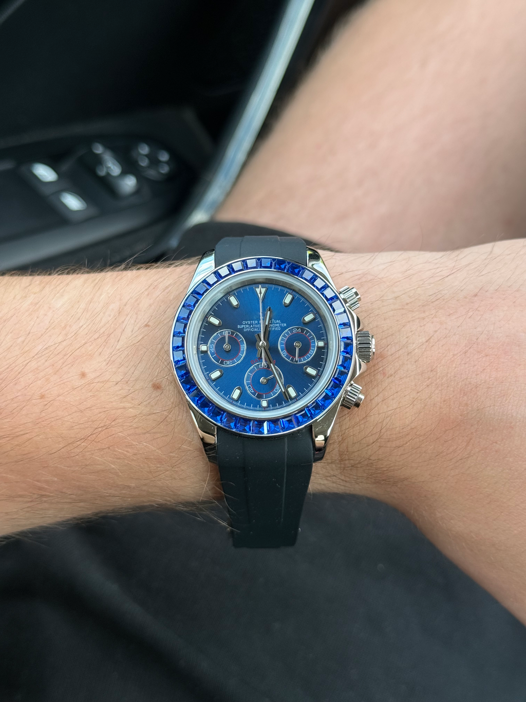 Chronograph Saphir Bleu