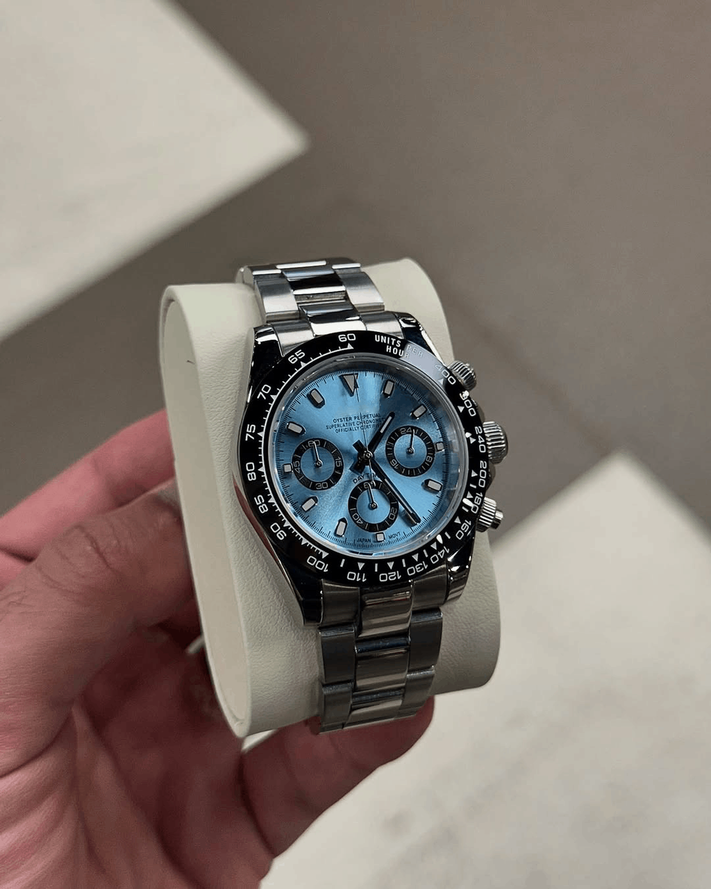 Chronograph Ice Blue Dial