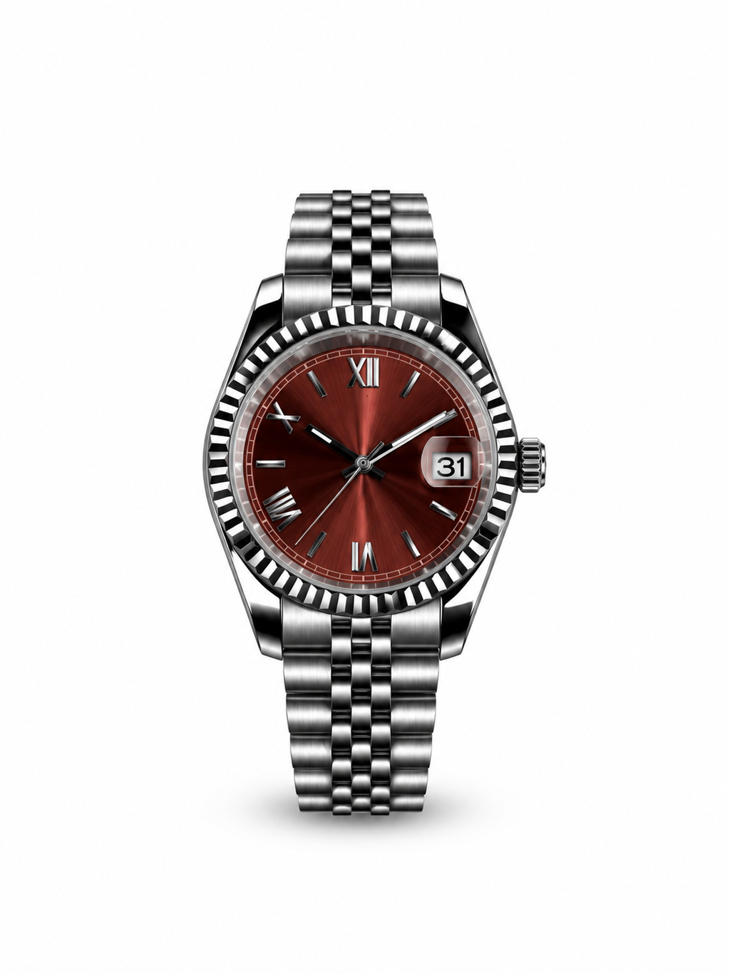 Classic Date Chocolate Roman Dial