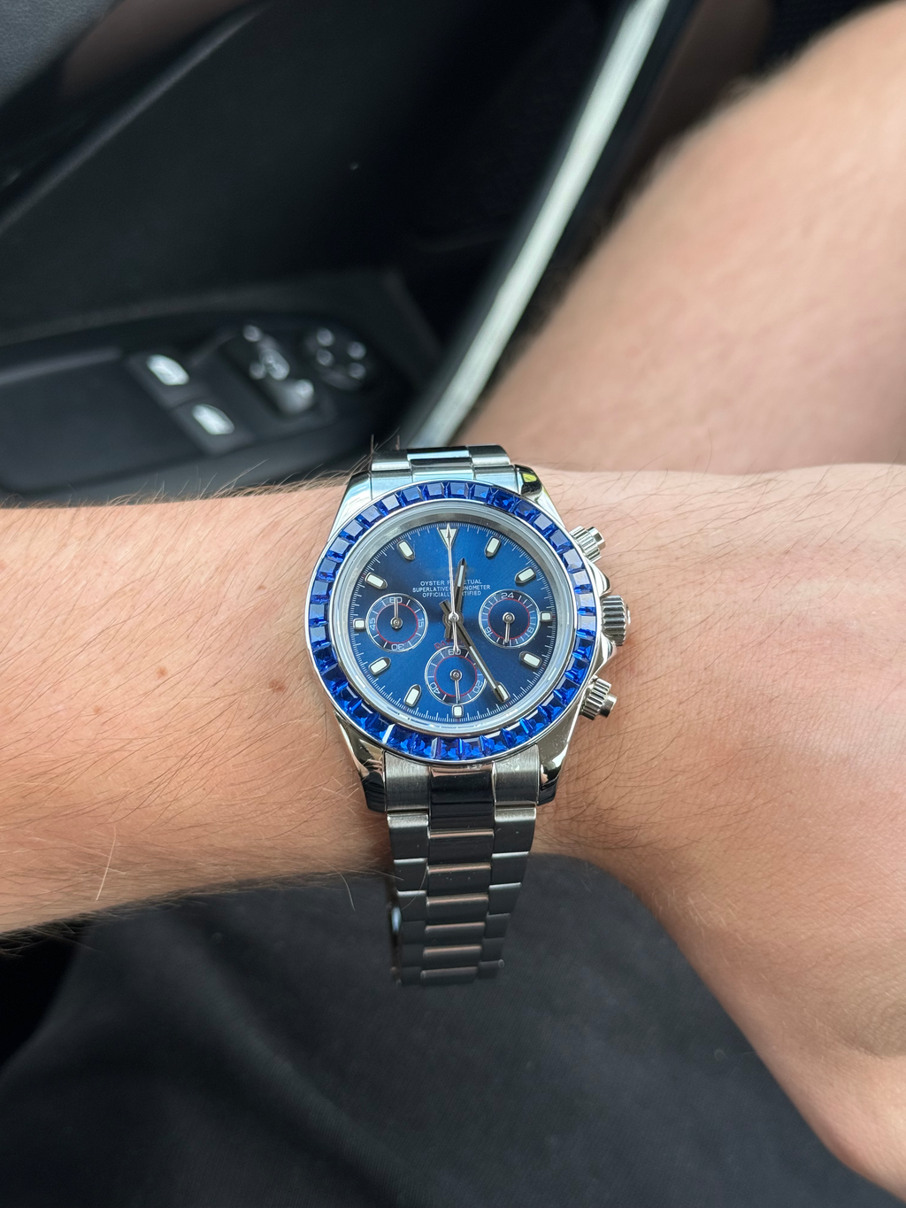 Chronograph Saphir Bleu