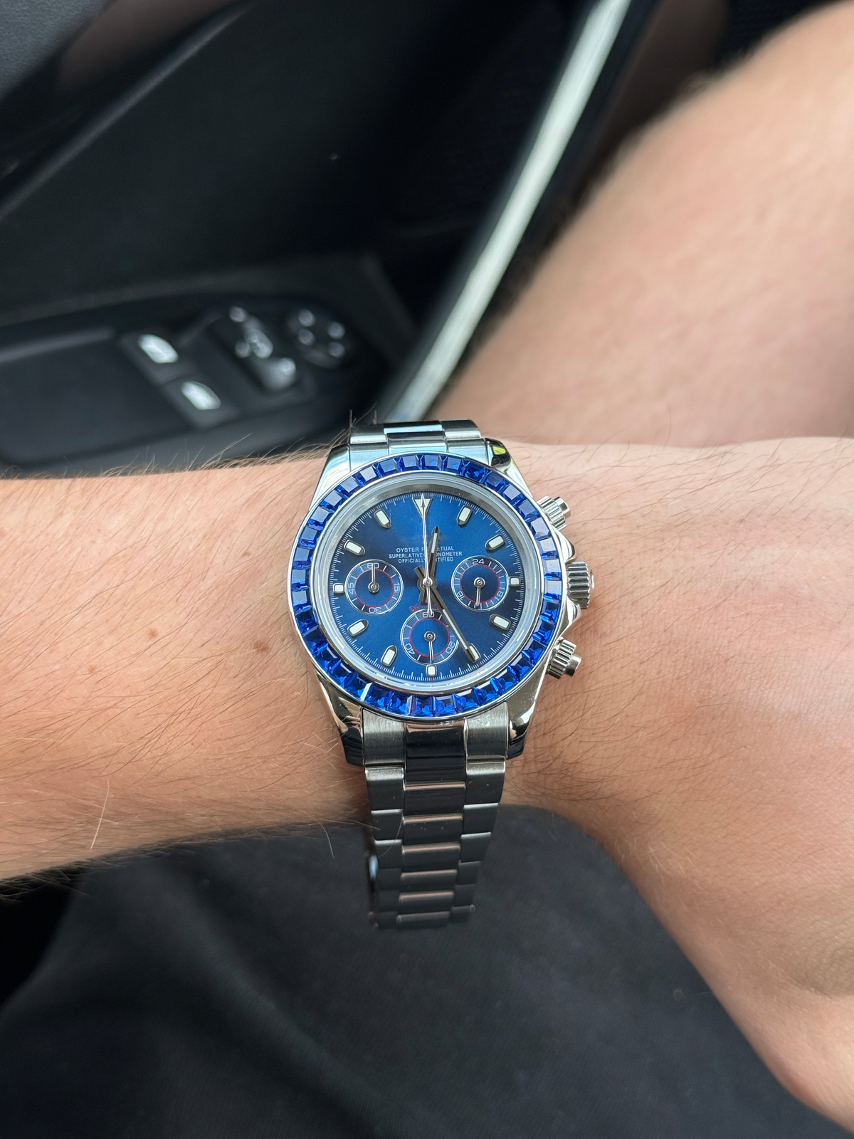 Chronograph Saphir Bleu