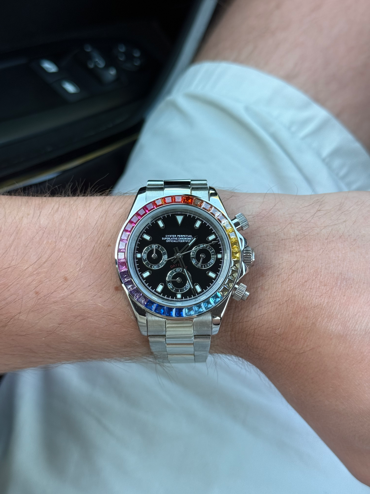 Chronograph Silver Rainbow