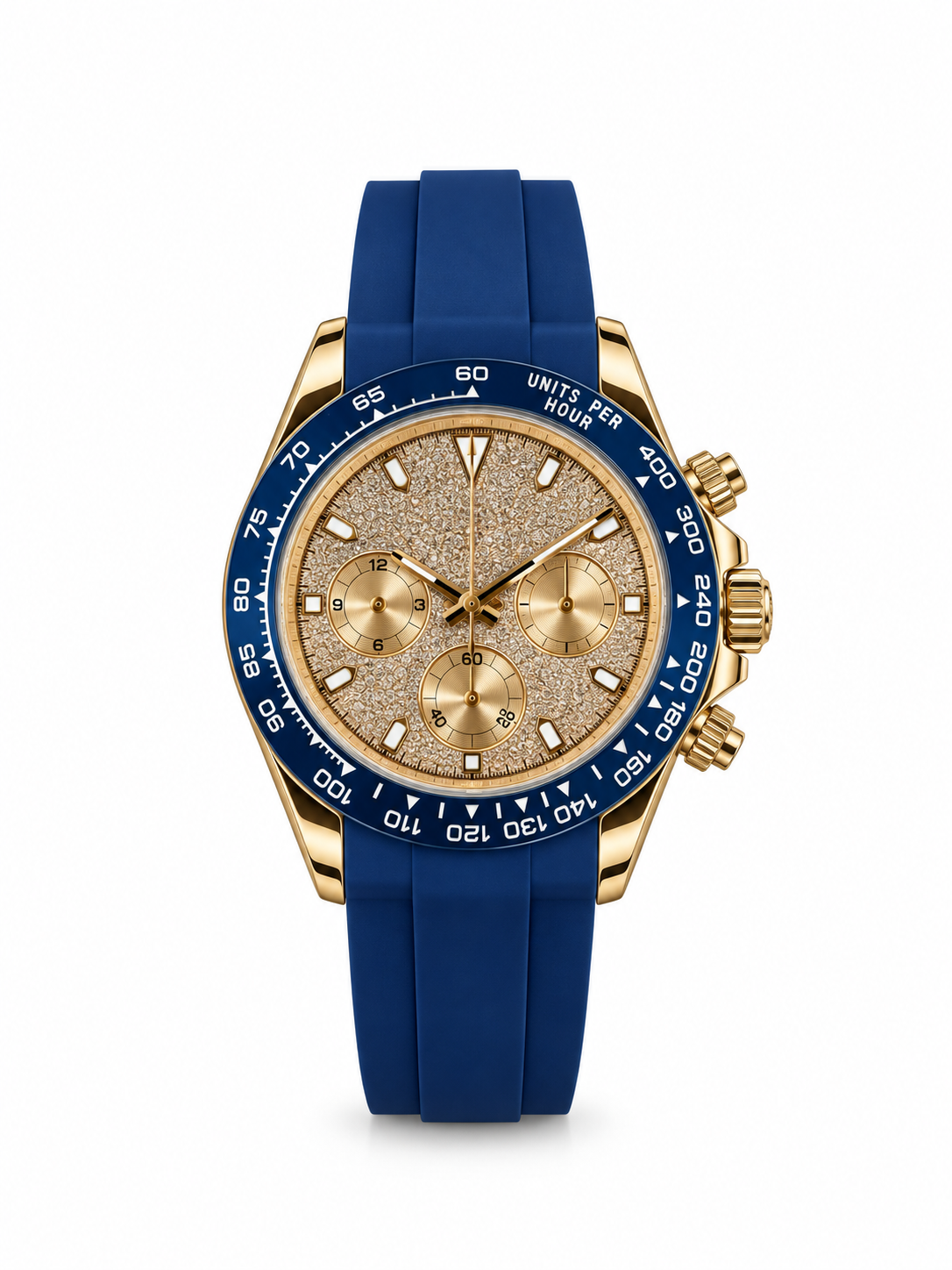 Chronograph Bleu Diamant Flex