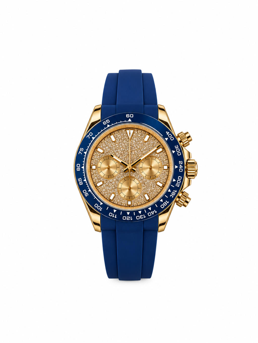 Chronograph Bleu Diamant Flex